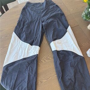FP Movement by Free People Navy and White Track Pants